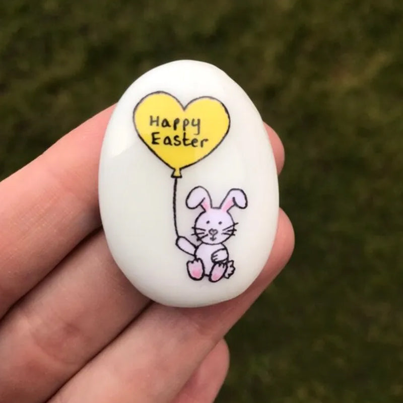 Easter Bunny Pocket Stone Gift