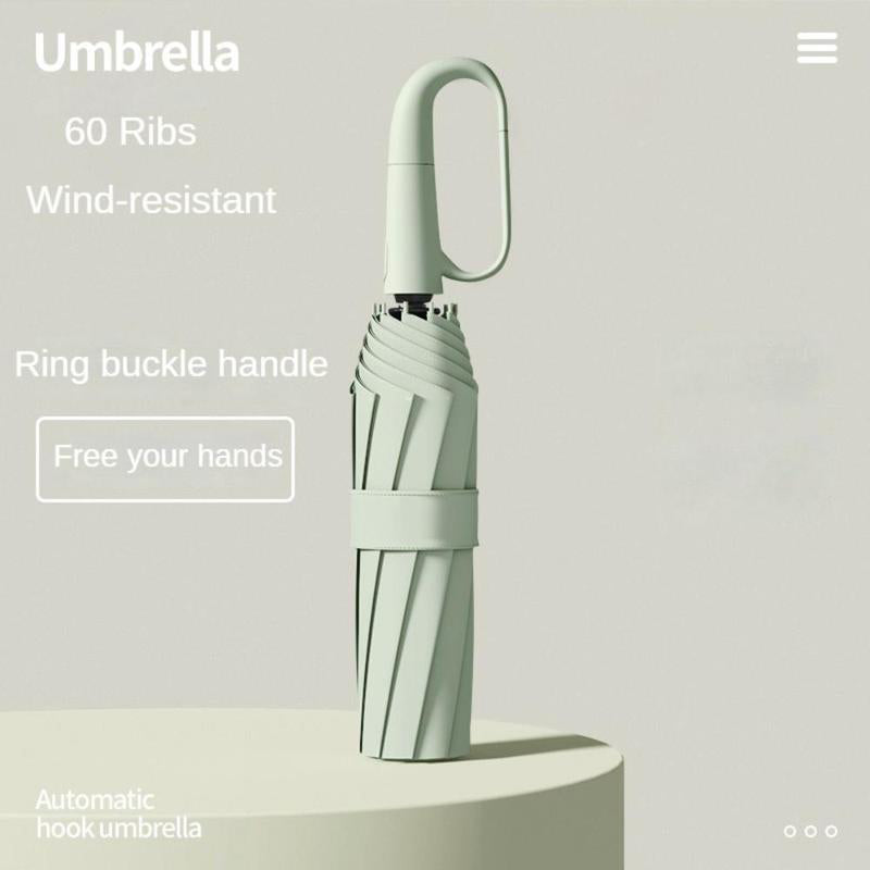 Creative Ring Buckle Windproof Reinforced Umbrella