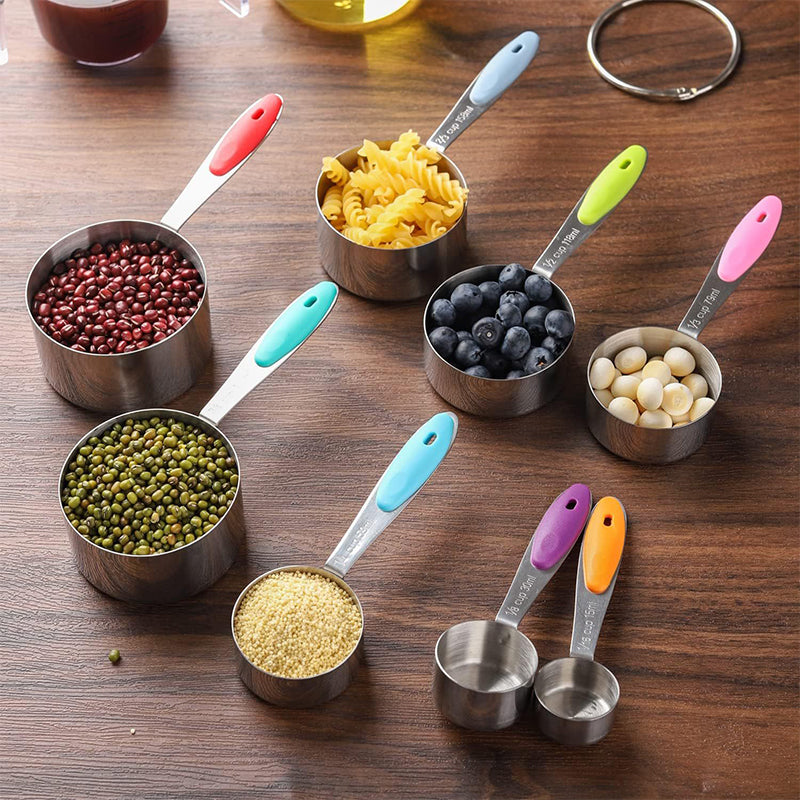 Stainless Steel Magnetic Measuring Spoons Set