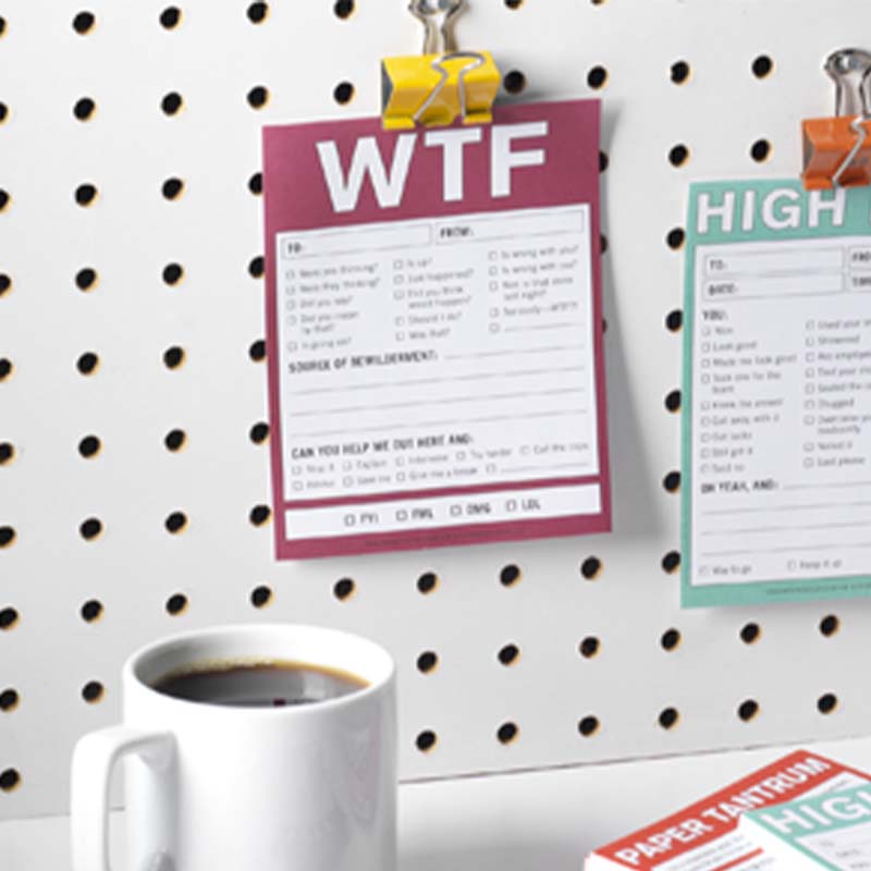 WTF Notes Handy Checklist Memo Pad