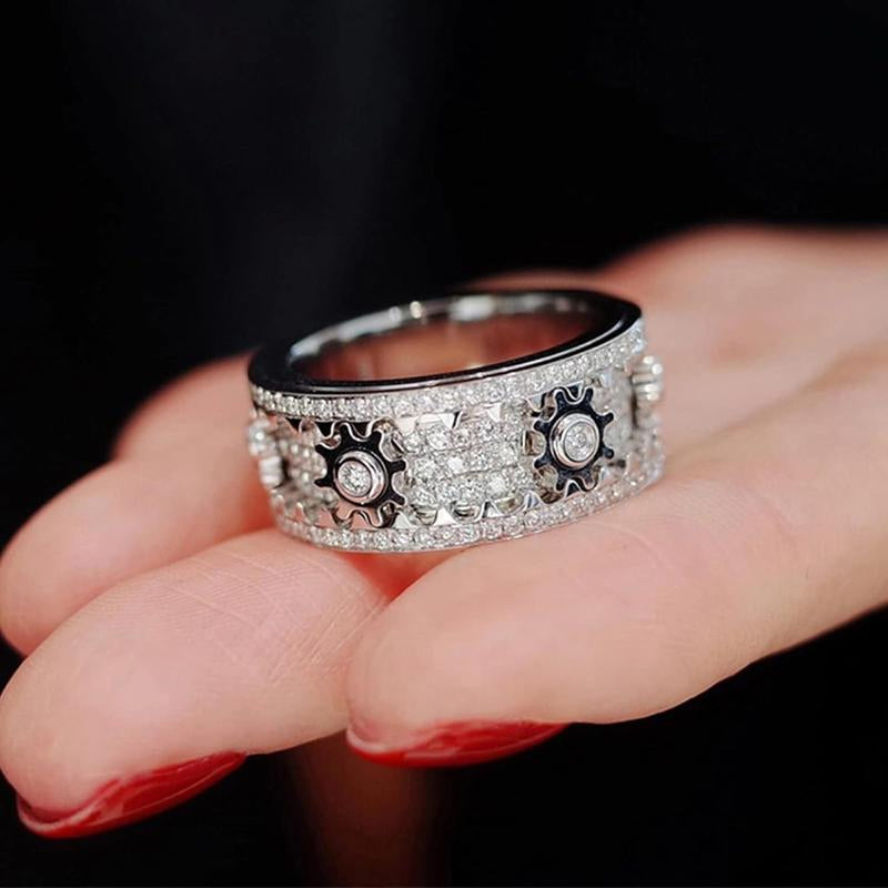 Zirconia Spinner Ring