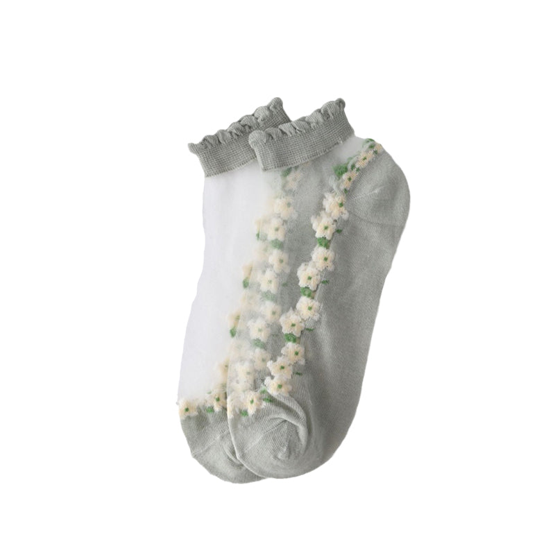 Summer Floral Breathable Socks