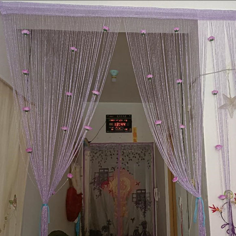 Rose Thread Door Curtain