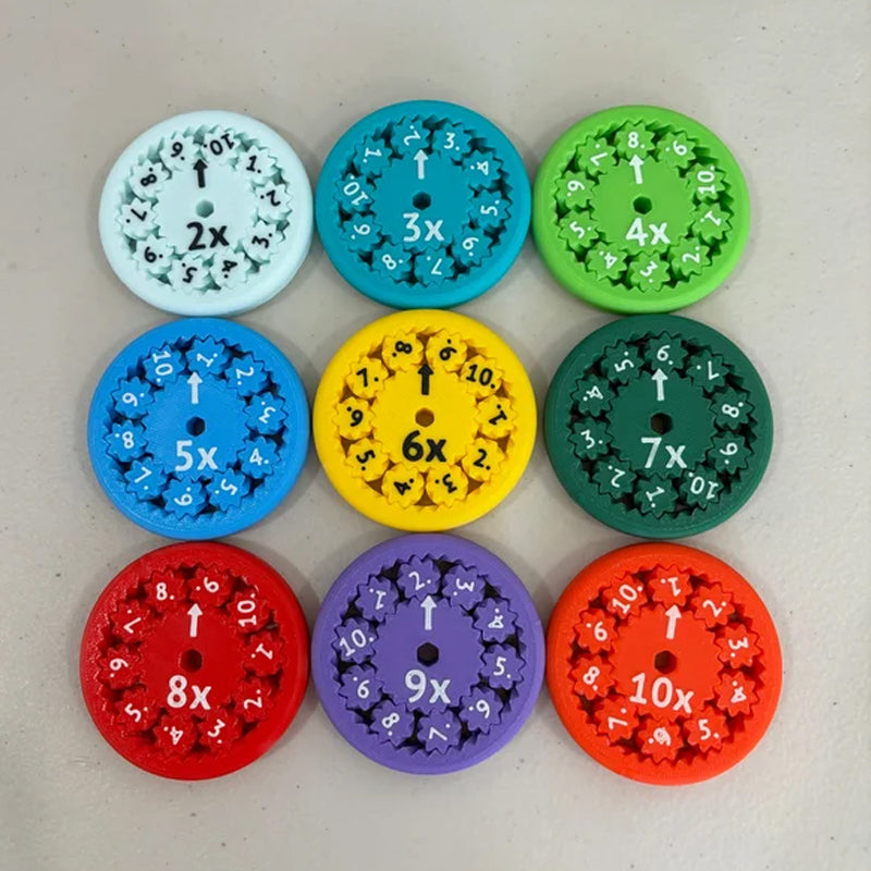 Math Facts Fidget Spinners
