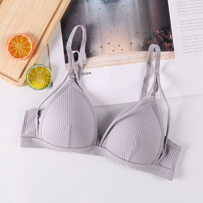 Women's Plain Cut Out Wireless Bra