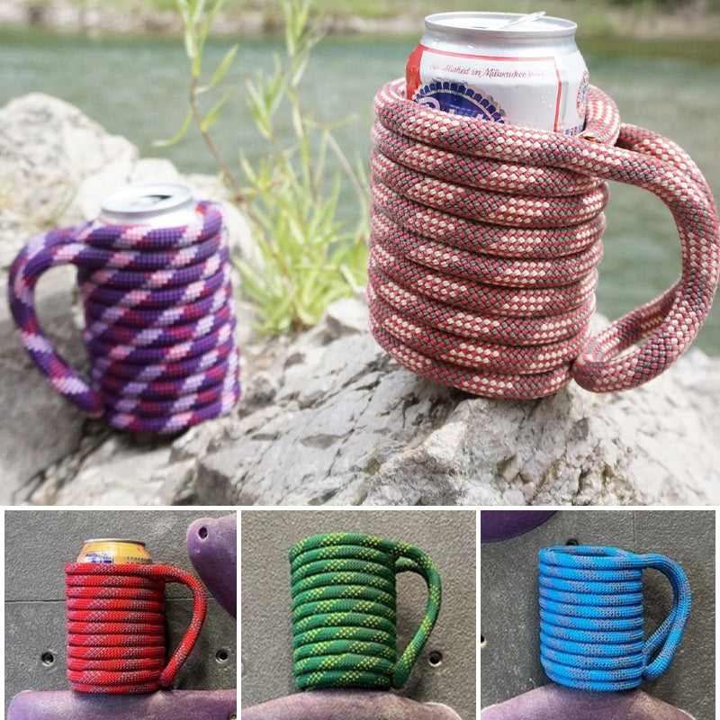 Recycled Rock Climbing Rope Can Cozy