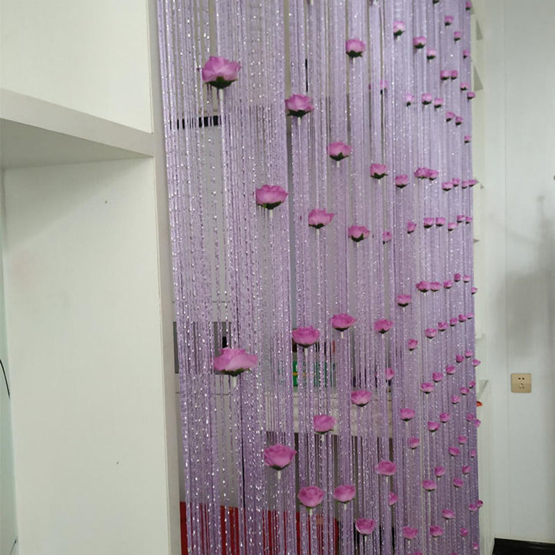 Rose Thread Door Curtain