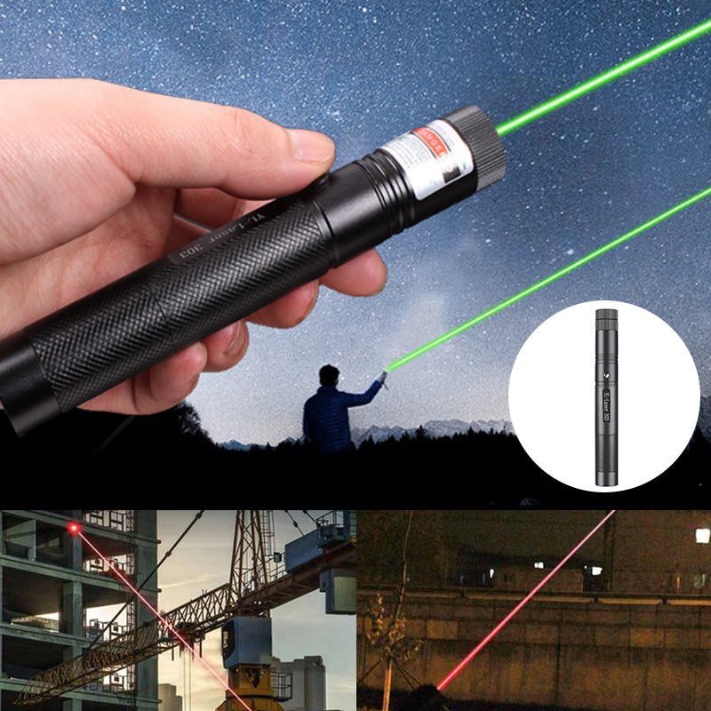 Rechargeable Long Range Flashlight/Laser Pointer