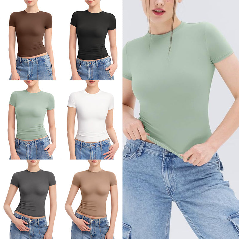 Women's short-sleeved slim-fit T-shirt