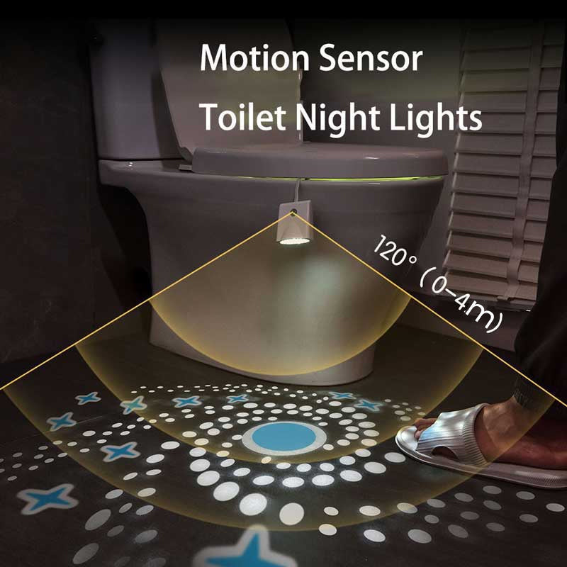 Rechargeable LED Toilet Light