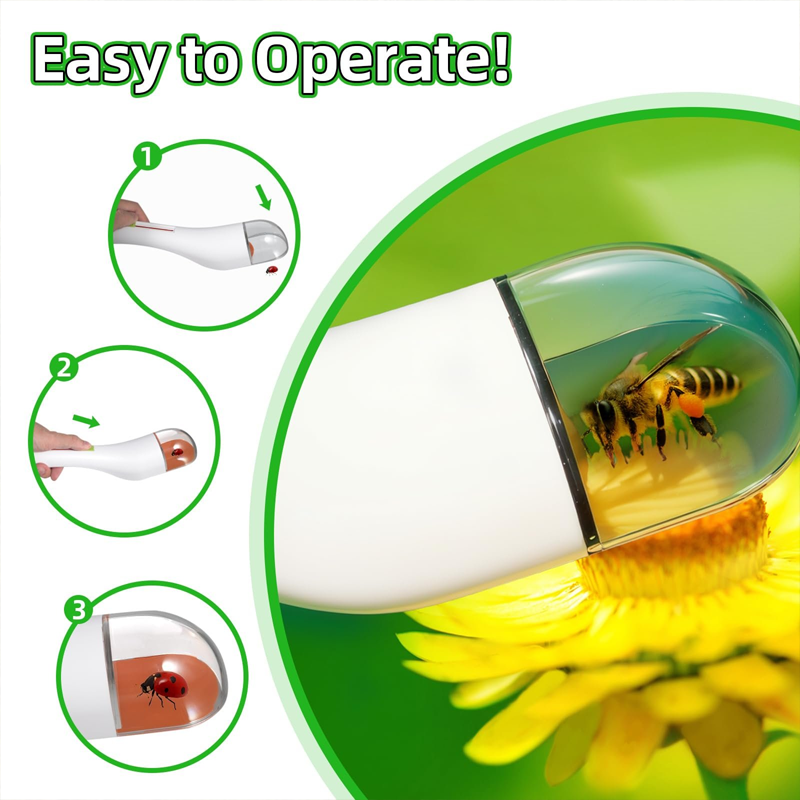 Quick-Release Insect Catching Tool