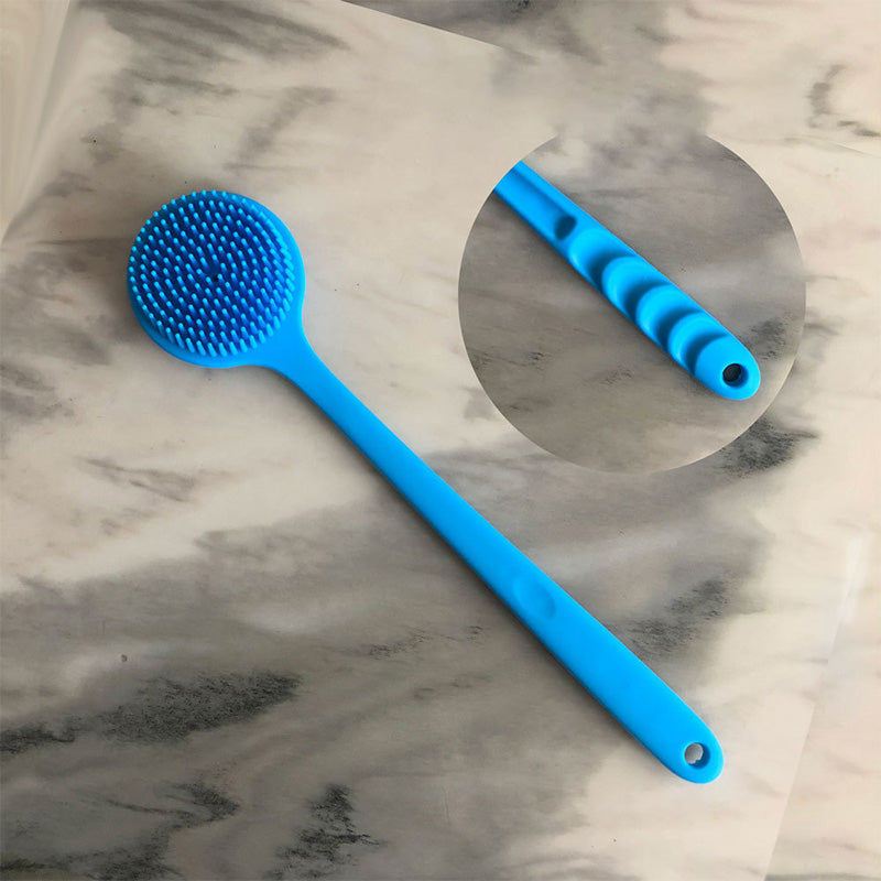 Long Handled Silicone Bath Massage Brush