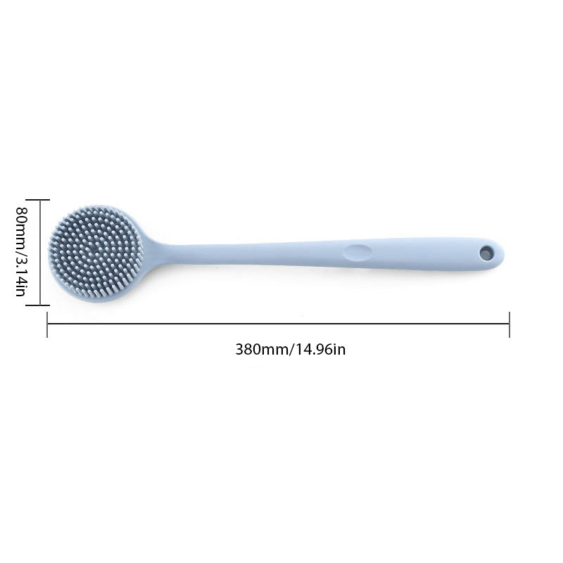 Long Handled Silicone Bath Massage Brush