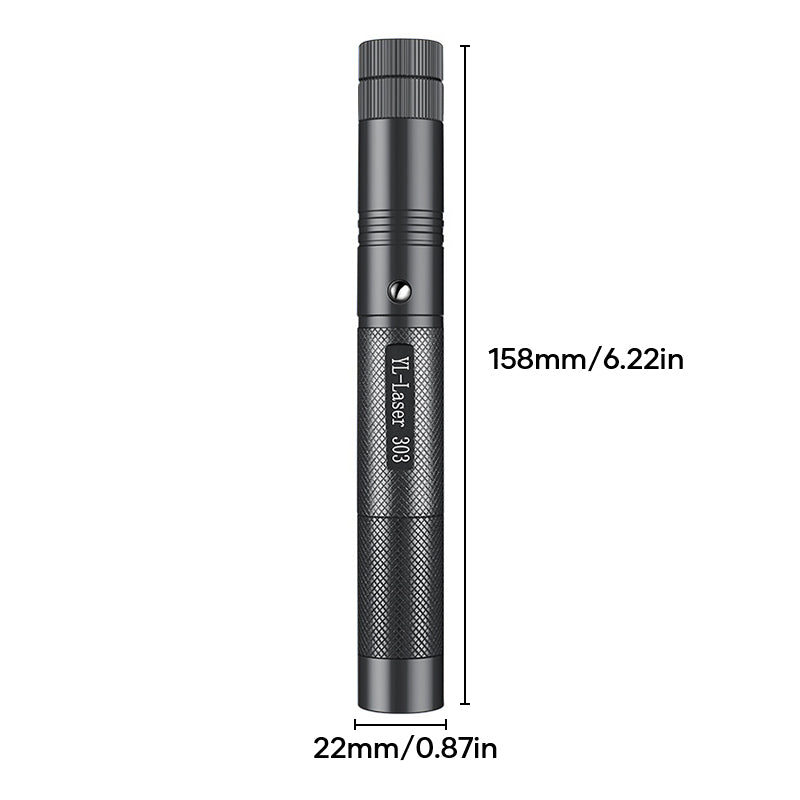 Rechargeable Long Range Flashlight/Laser Pointer