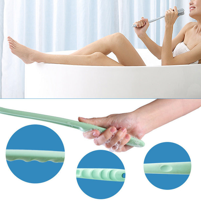 Long Handled Silicone Bath Massage Brush