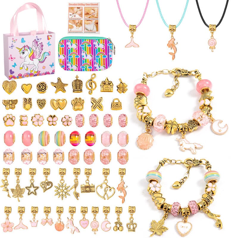 Upgraded DIY Girls Charm Bracelet Making Kit