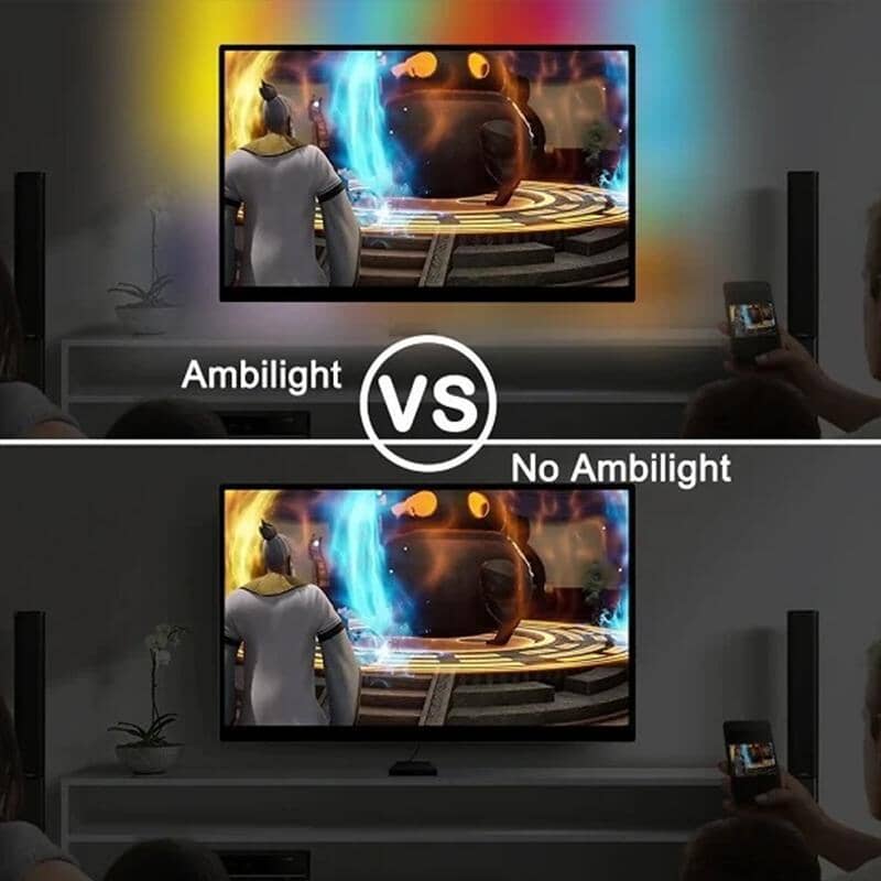 DIY Ambilight TV PC Dream Screen USB LED Strip Lights 2835