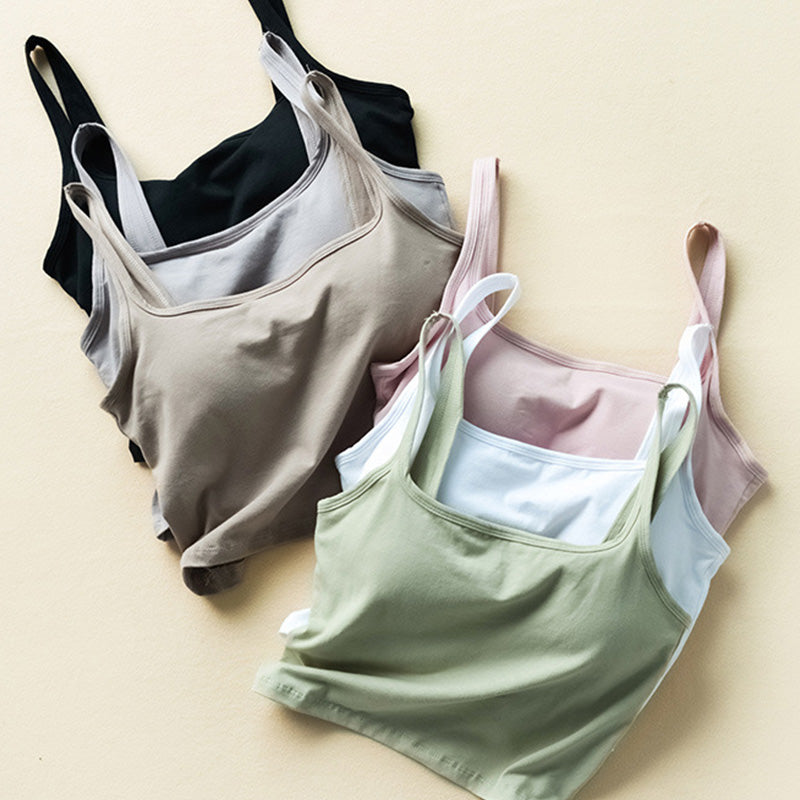 Women's Solid Color Quick Dry Breathable Sports Bra