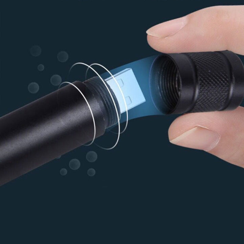 Rechargeable Long Range Flashlight/Laser Pointer