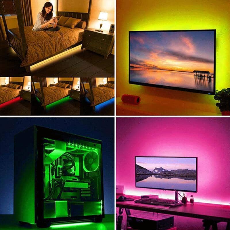 DIY Ambilight TV PC Dream Screen USB LED Strip Lights 2835