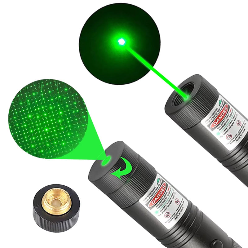 Rechargeable Long Range Flashlight/Laser Pointer