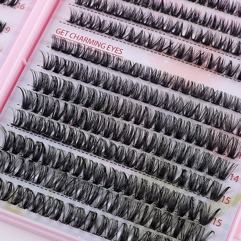 Natural Fluffy False Eyelash Extensions Set