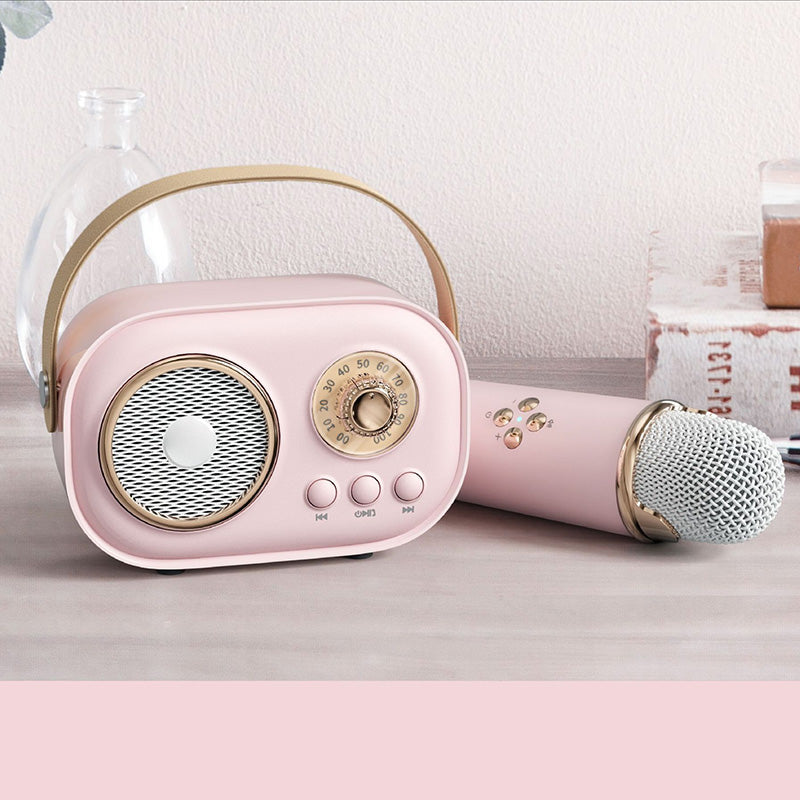 Mini Karaoke Machine With Wireless Microphone