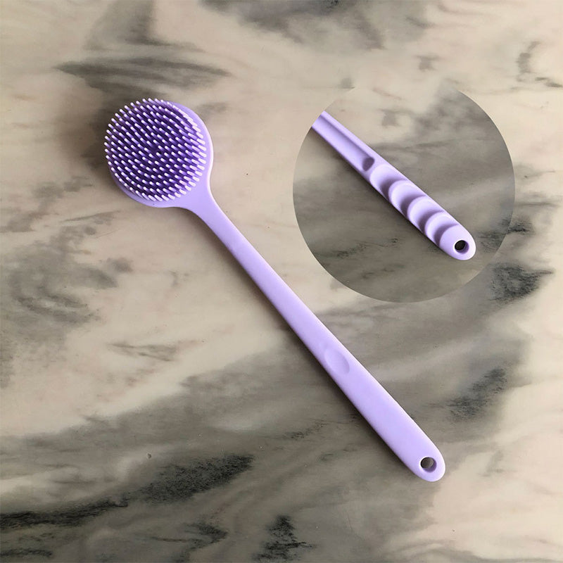 Long Handled Silicone Bath Massage Brush