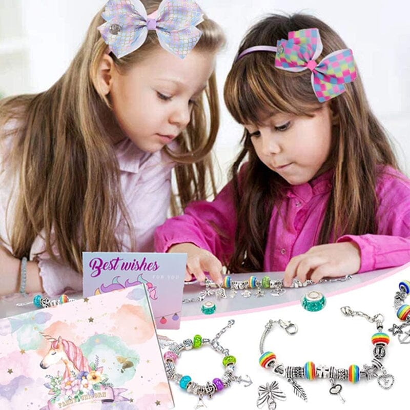 Upgraded DIY Girls Charm Bracelet Making Kit