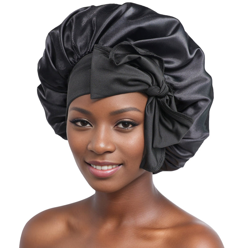 Silk Night Sleeping Cap Bonnet