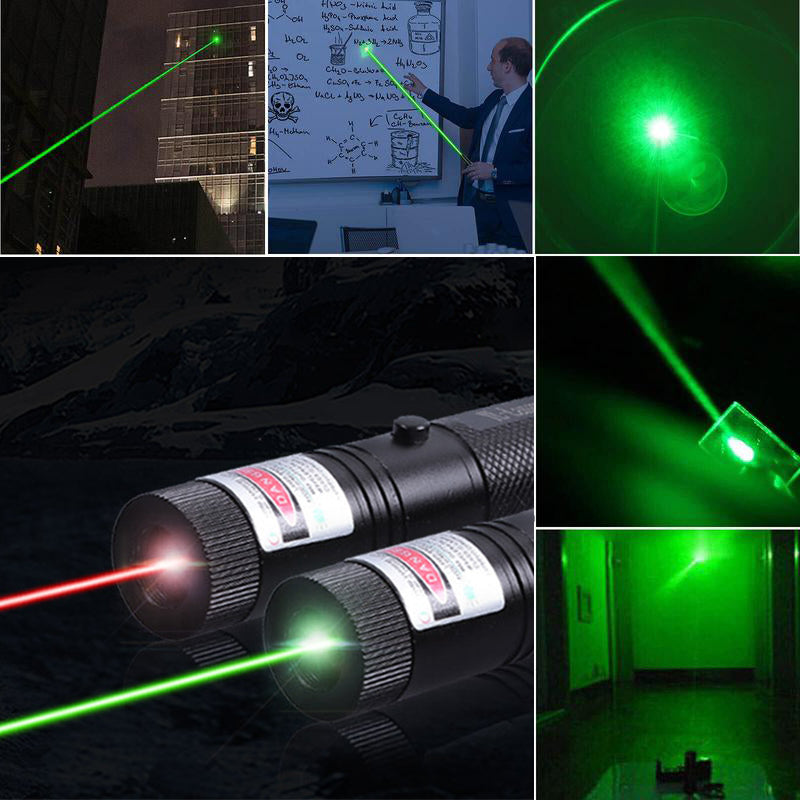 Rechargeable Long Range Flashlight/Laser Pointer