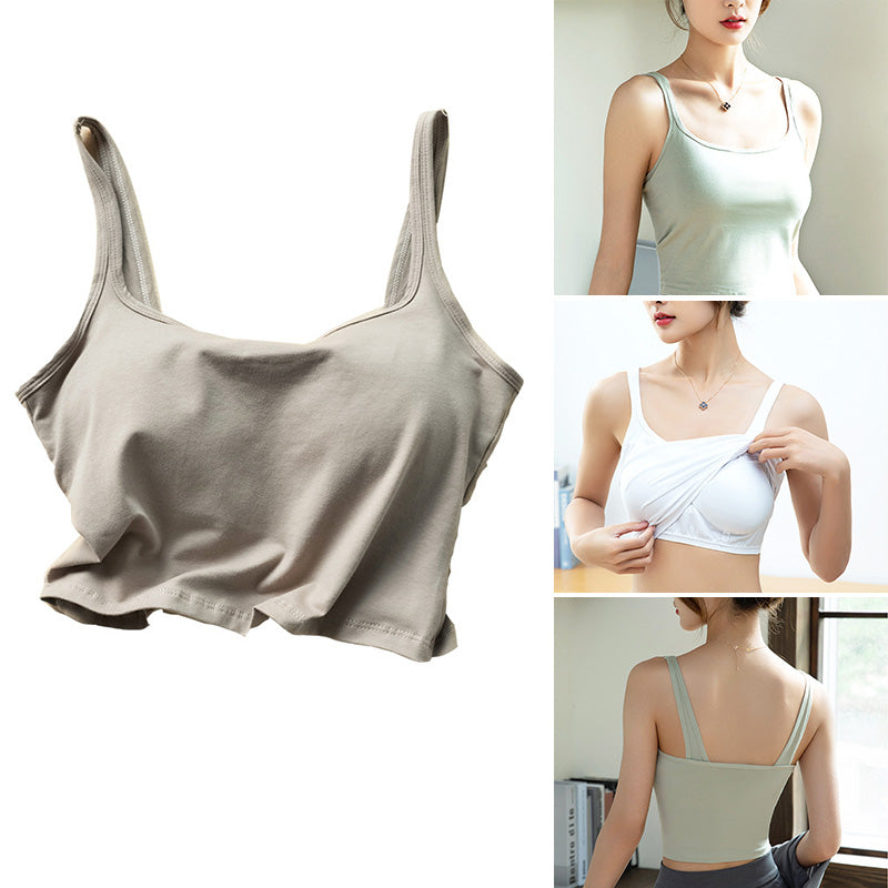 Women's Solid Color Quick Dry Breathable Sports Bra