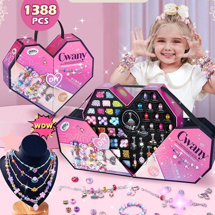 Upgraded DIY Girls Charm Bracelet Making Kit