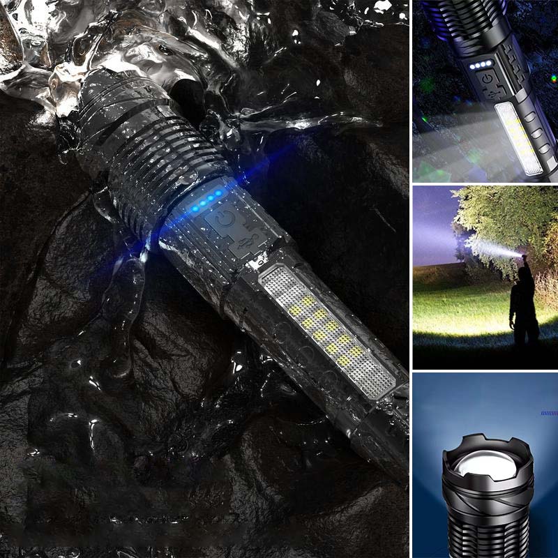 Long-range White Laser Ultra-bright Flashlight