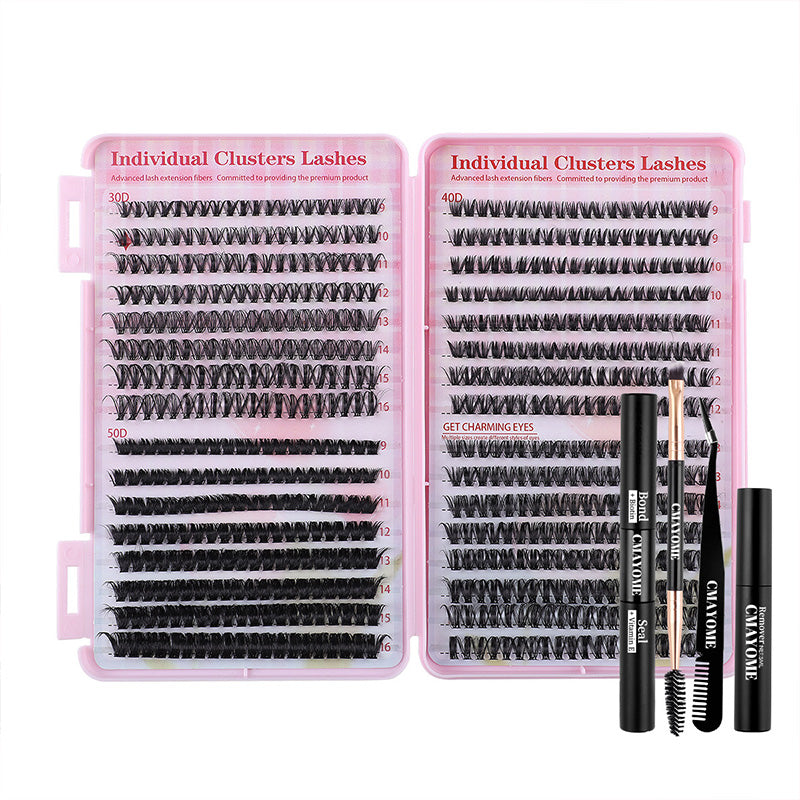 Natural Fluffy False Eyelash Extensions Set