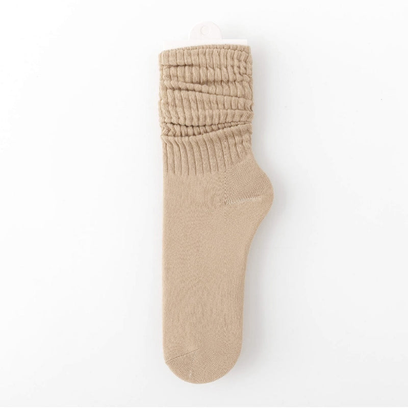 Women's Solid Crew Socks (6 pairs)