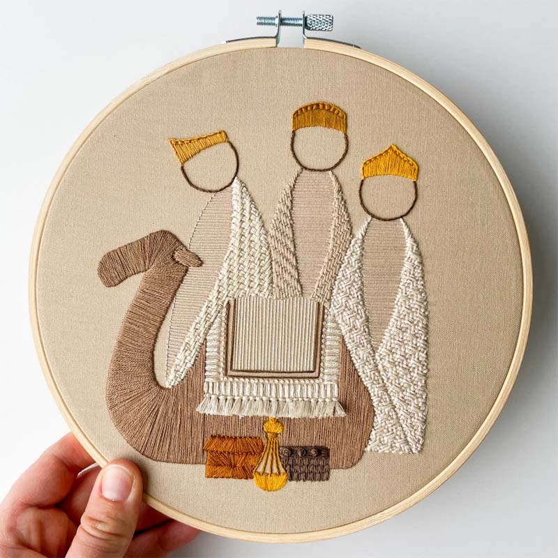 Nativity Scene Embroidery Kit