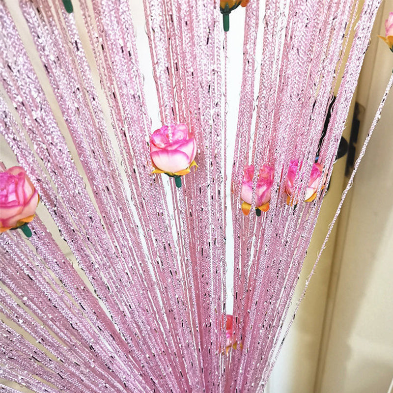 Rose Thread Door Curtain