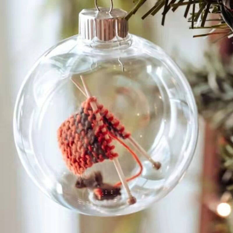 Knitting Christmas Ornament