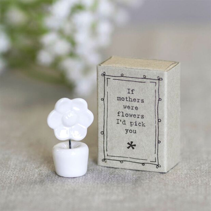 Porcelain Flower Matchbox Gift - Mother's Day Present