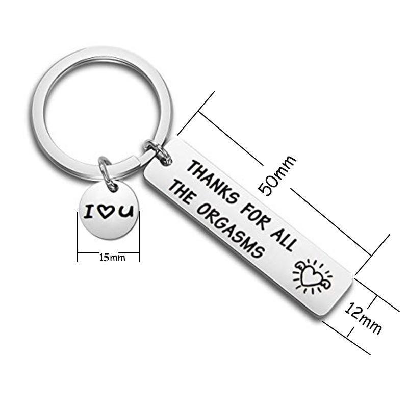 Teyou Naughty Keychain/Charm Couple Key Ring