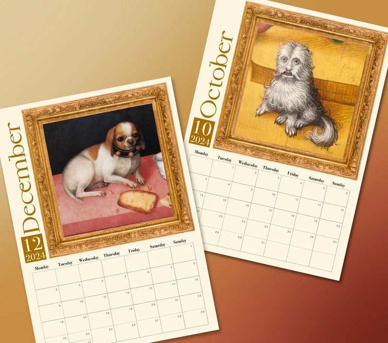 Weird Medieval Dogs 2024 Calendar stellayaus