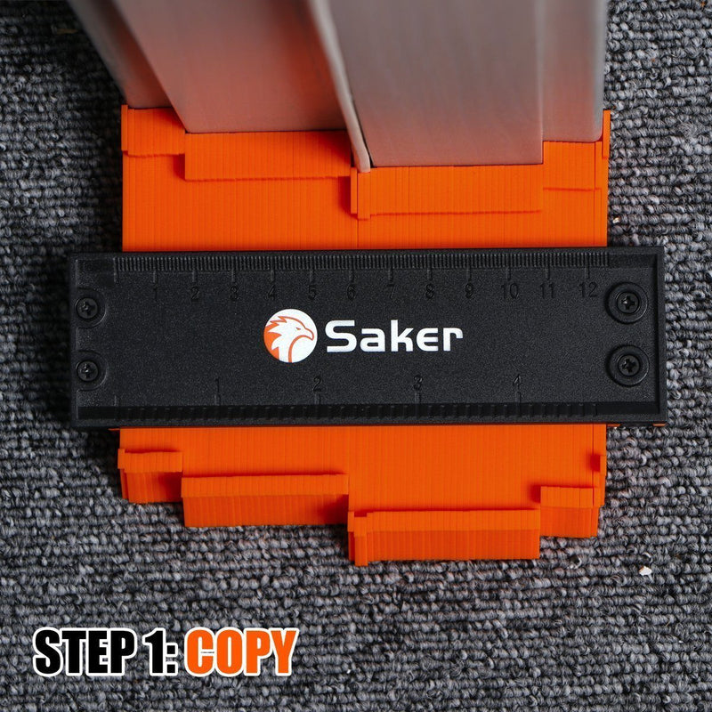 Saker Contour Gauge Profile Tool -Precisely Copy Irregular Shape Duplicator