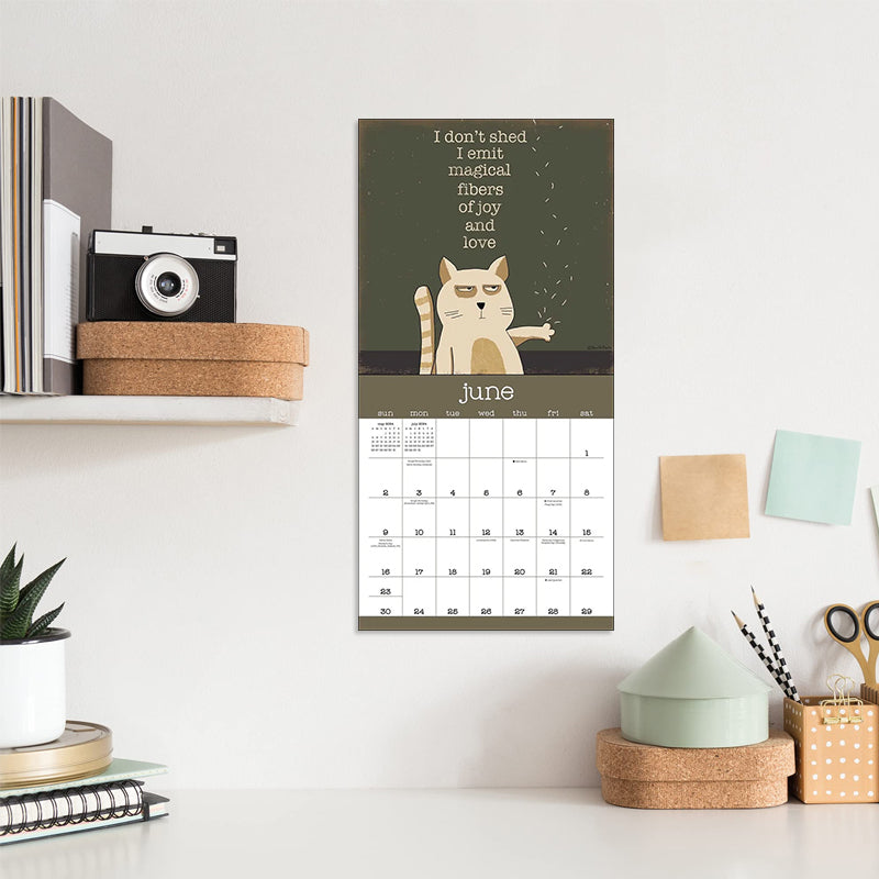 A Year of Snarky Cats 2024 Wall Calendar stellayaus