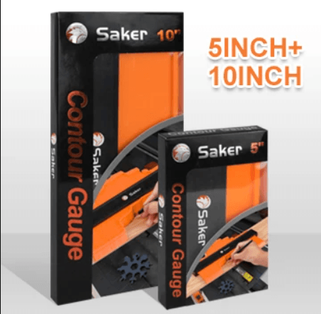 Saker Contour Gauge Profile Tool -Precisely Copy Irregular Shape Duplicator
