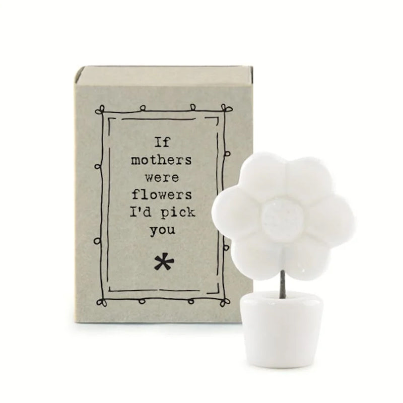 Porcelain Flower Matchbox Gift - Mother's Day Present