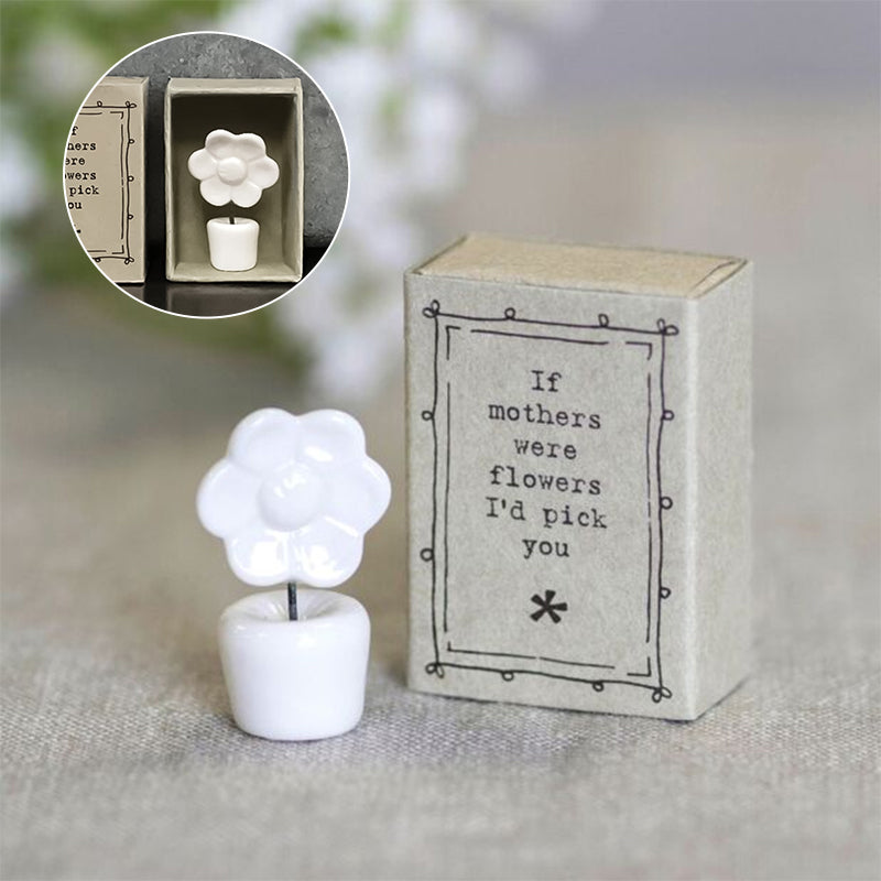 Porcelain Flower Matchbox Gift - Mother's Day Present